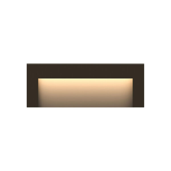 Taper Bronze Eight-Inch ADA LED Outdoor Step Light, image 1