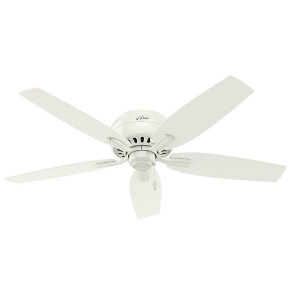 Newsome White 52-Inch Two-Light Fluorescent Ceiling Fan, image 5