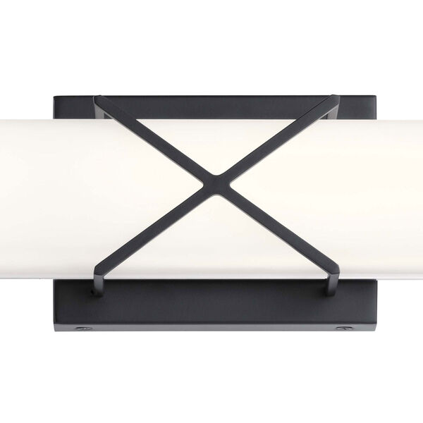 Trinsic Matte Black Two-Light LED Bath Bar, image 2