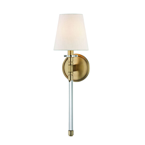 Blixen Aged Brass One-Light Wall Sconce, image 1