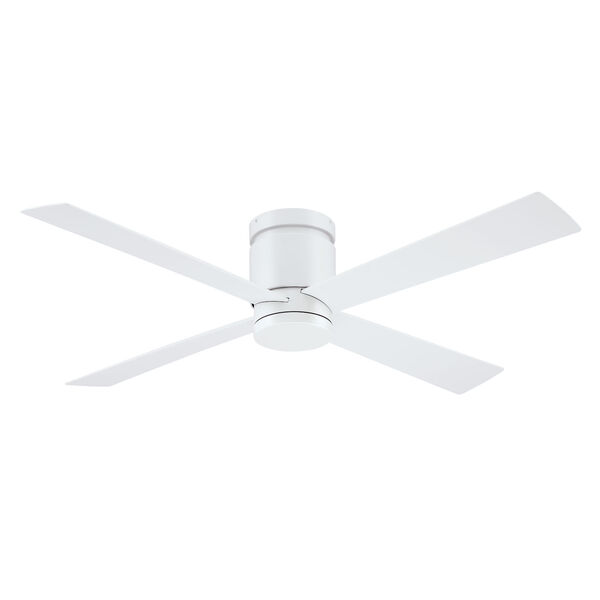 Kwartet Matte White 52-Inch LED Indoor Outdoor Ceiling Fan, image 2