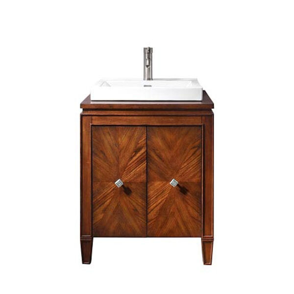 Brentwood 25-Inch New Walnut Vanity Only, image 1