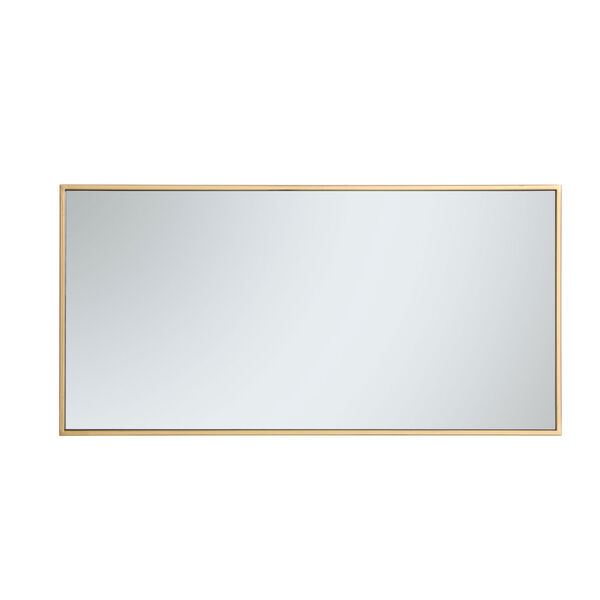 Eternity Brass 18-Inch Rectangular Mirror, image 5