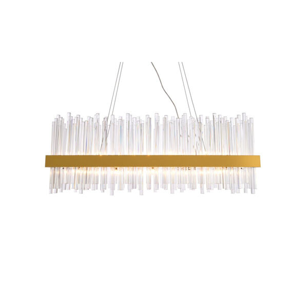 Dallas Gold 20-Light Chandelier with Royal Cut Clear Crystal, image 3