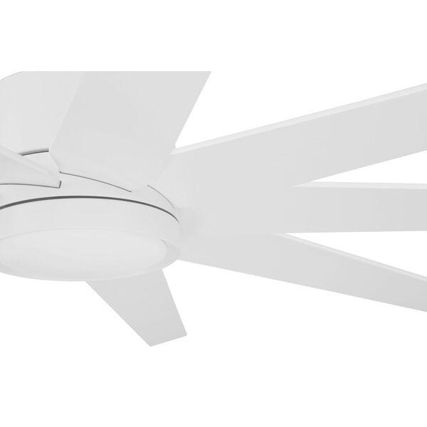 Champion Matte White 60-Inch LED Ceiling Fan, image 4