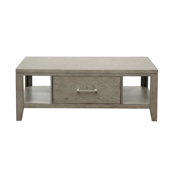Essex Gray Wood Rectangular Cocktail Table, image 1
