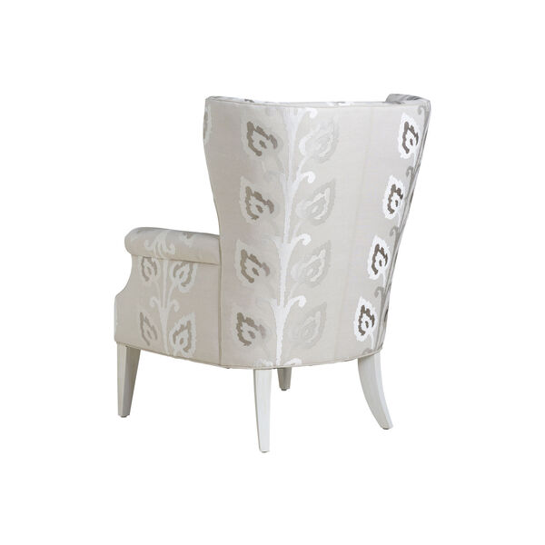 Upholstery White Newton Wing Chair, image 2