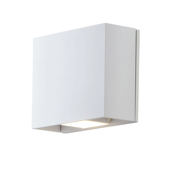Alumilux Sconce White Seven-Inch Two-Light LED Wall Sconce ADA, image 1