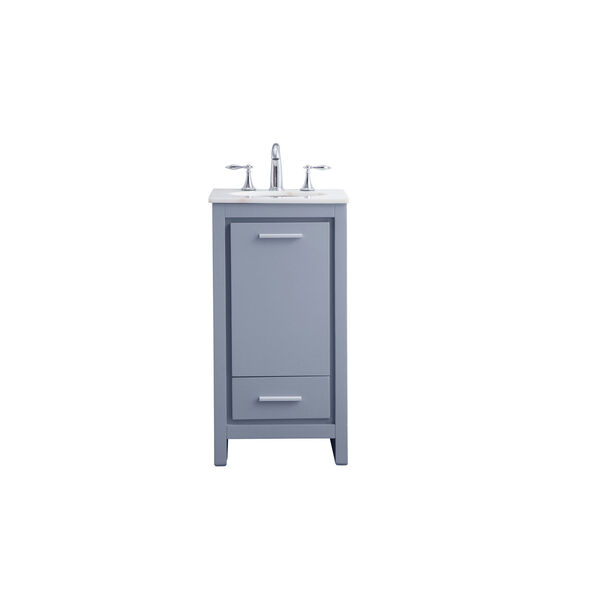 Filipo Gray 18-Inch Vanity Sink Set, image 1