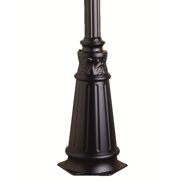 Black Decorative Cast Aluminum Outdoor Post , image 1