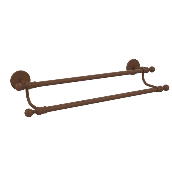 Skyline Collection 30 Inch Double Towel Bar, Antique Bronze, image 1