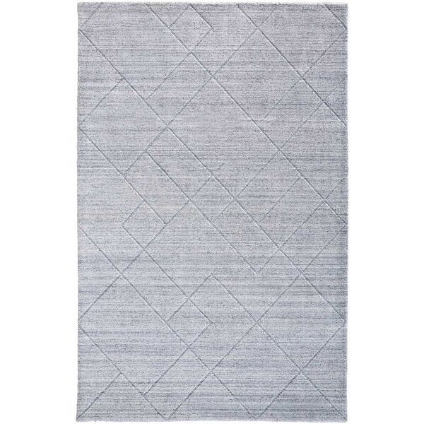 Redford Solid Gray Silver Rectangular 3 Ft. 6 In. x 5 Ft. 6 In. Area Rug, image 1