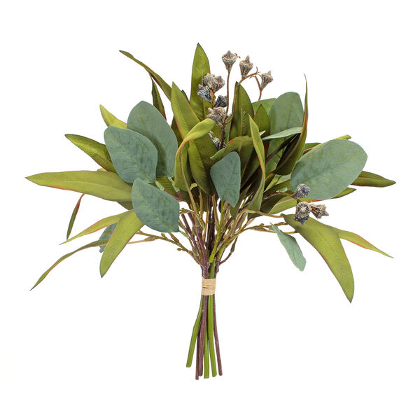 Green Foliage Bundle Artificial Floral Spray, Set of Six, image 1