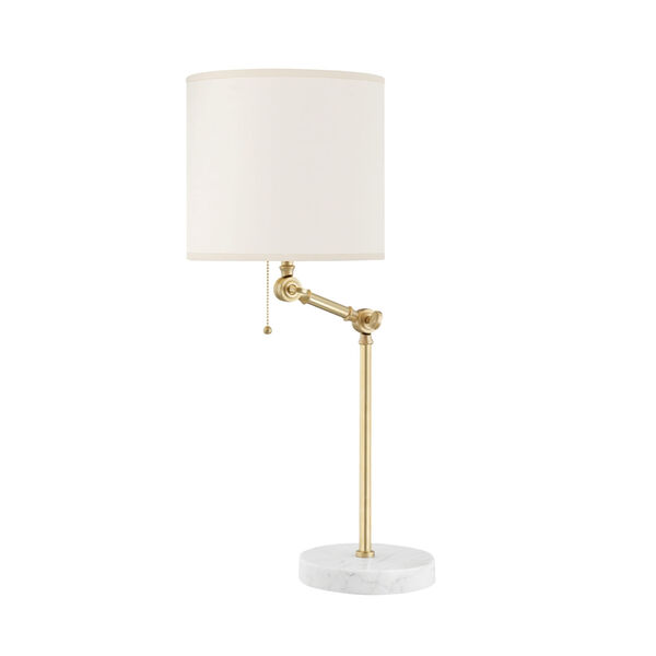 Essex Aged Brass One-Light Table Lamp, image 1