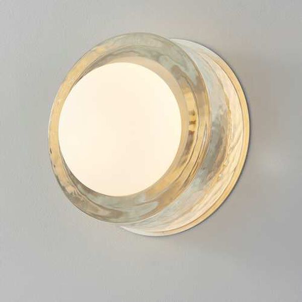 Mackay Polished Nickel One-Light Round Wall Sconce, image 2