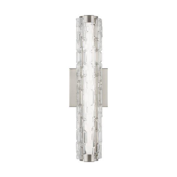Cutler Satin Nickel 18-Inch LED Wall Sconce, image 2