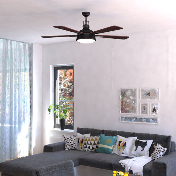 Walton Gold Stone 52-Inch Ceiling Fan With LED Light Kit, image 3