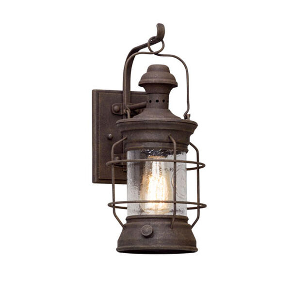 Layhill Rust 16-Inch One-Light Outdoor Wall Lantern, image 1