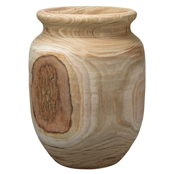 Topanga Natural Wood  Vase, image 1
