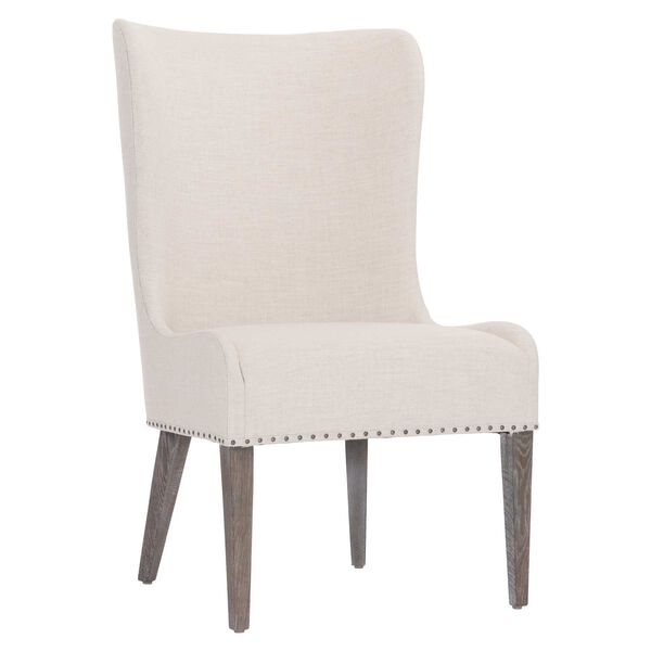 Albion Beige and Pewter Side Chair, image 1