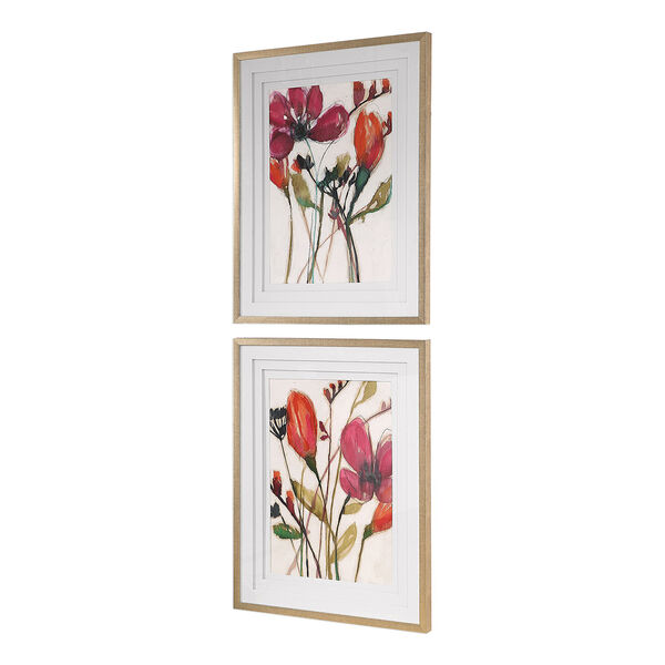 Vivid Arrangement Floral Prints, Set of 2, image 3