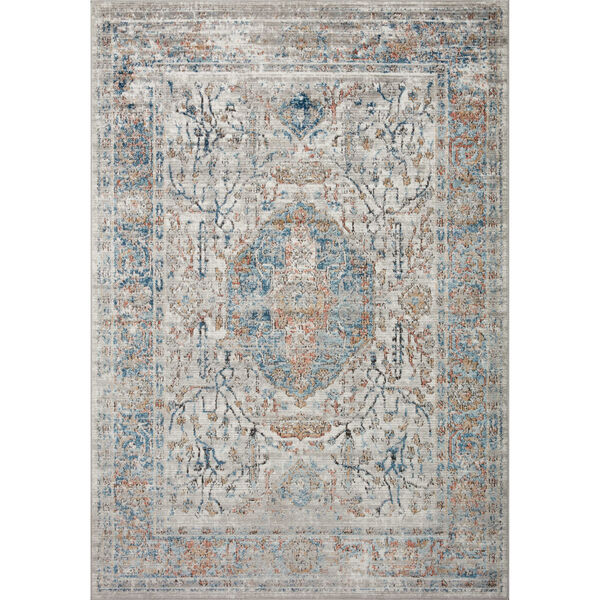 Bianca Stone and Blue Area Rug, image 1
