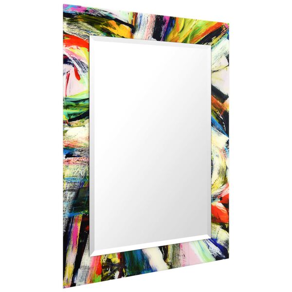 Rock Star Multicolor 40 x 30-Inch Rectangular Beveled Wall Mirror, image 2