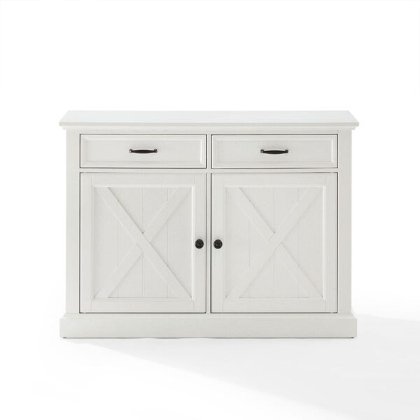Clifton Distressed White Sideboard, image 4