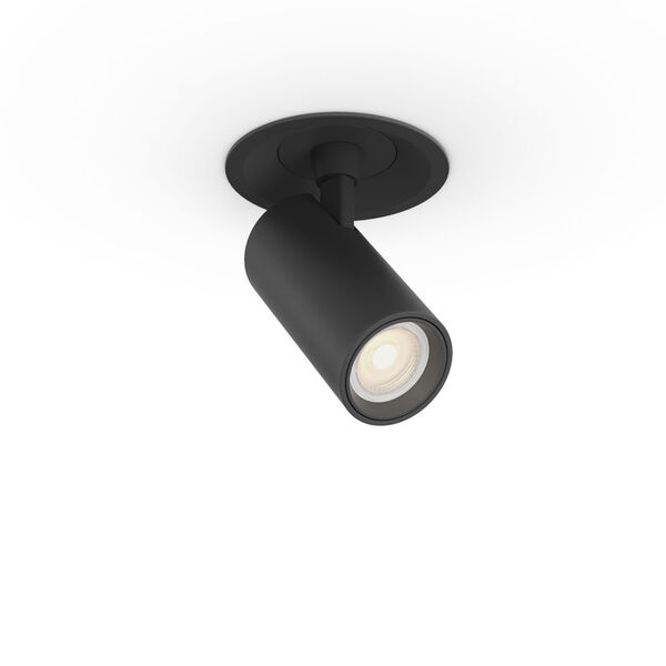 Black Multi Functional LED Recessed Light with Adjustable Beam, image 1