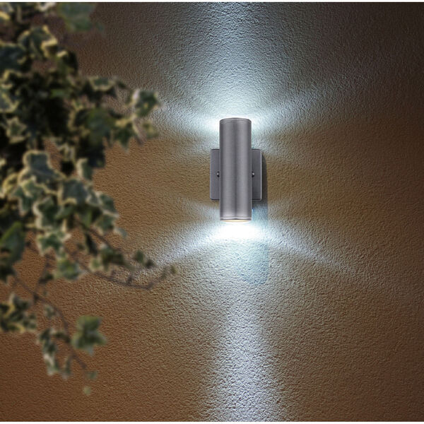 Riga Silver Two-Light Outdoor Wall Sconce, image 3