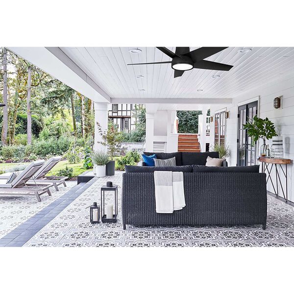 Chubby II Coal 58-Inch Integrated LED Outdoor Ceiling Fan with Wi-Fi, image 3