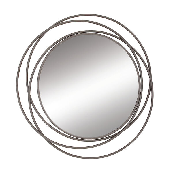 Gray Metal Wall Mirror, image 2