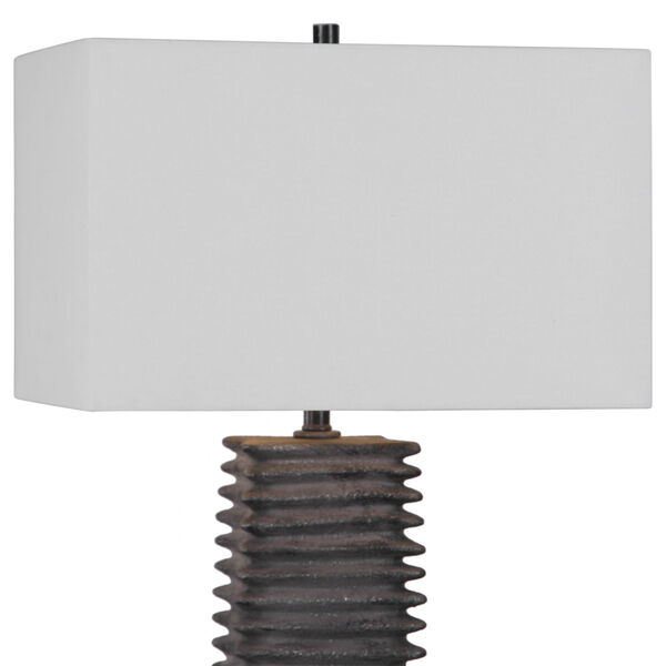 Sanderson Metallic Charcoal 1-Light Table Lamp, image 4