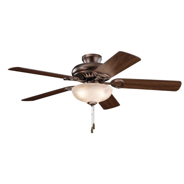 Sutter Place Select Oil Brushed Bronze 52-Inch Three-Light Ceiling Fan, image 3