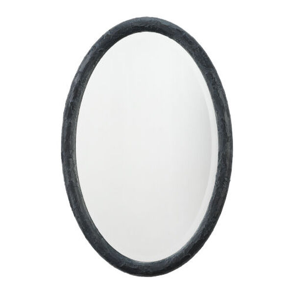 Ovation Black 24 x 36 Inch Oval Mirror, image 2