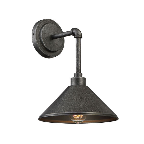 River Station Galvanized Metal One-Light Wall Sconce, image 2