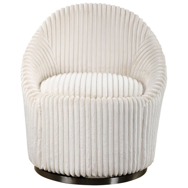 Crue Ivory Swivel Chair, image 3
