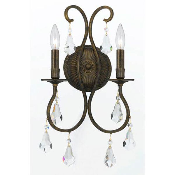 Bedford Bronze Two-Light Wall Sconce, image 1