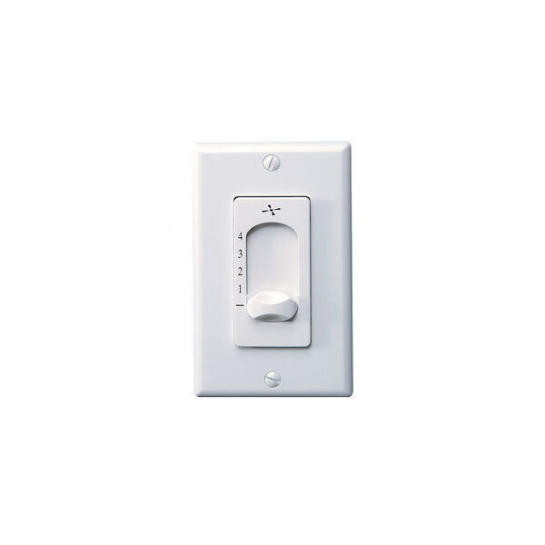 White Four Speed Wall Control, image 1