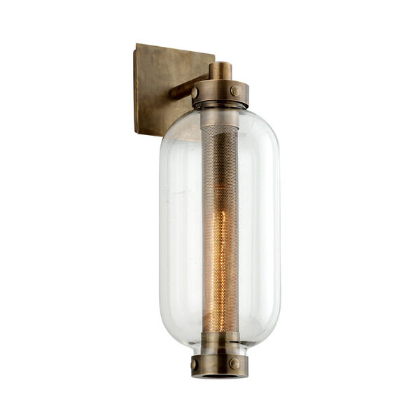 Atwater Vintage Brass Seven-Inch One-Light Wall Sconce, image 1