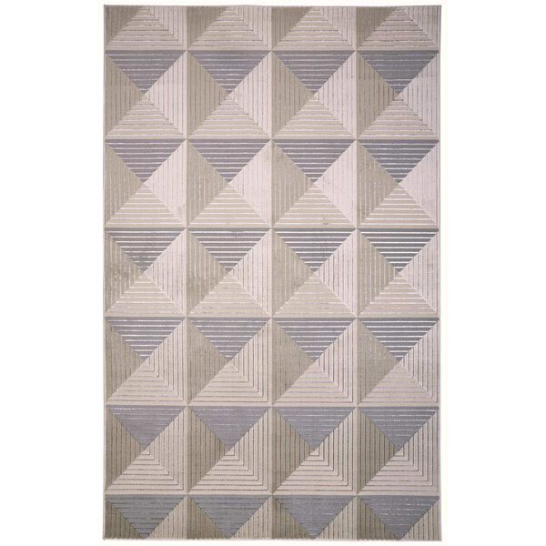 Micah Ivory Gray Ivory Area Rug, image 1