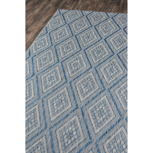 Lake Palace Blue Indoor/Outdoor Rug, image 3