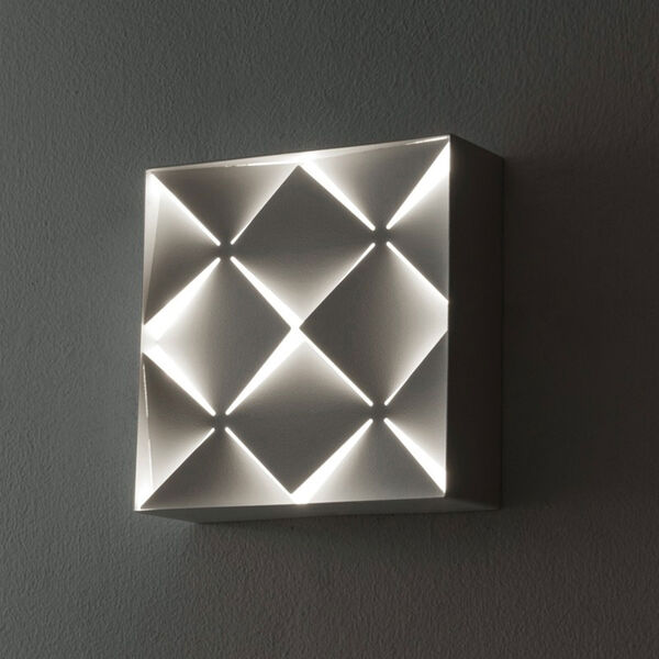 Commons White LED Wall Sconce with White Steel Shade, image 3