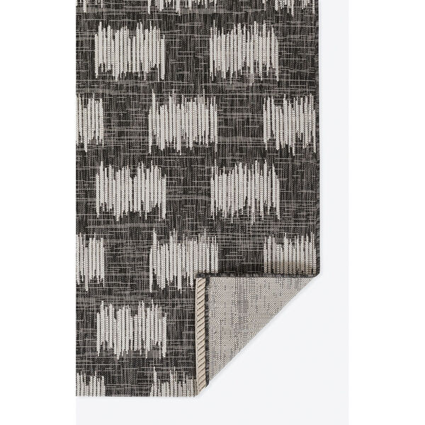 Villa Charcoal and White Indoor/Outdoor Rug, image 3