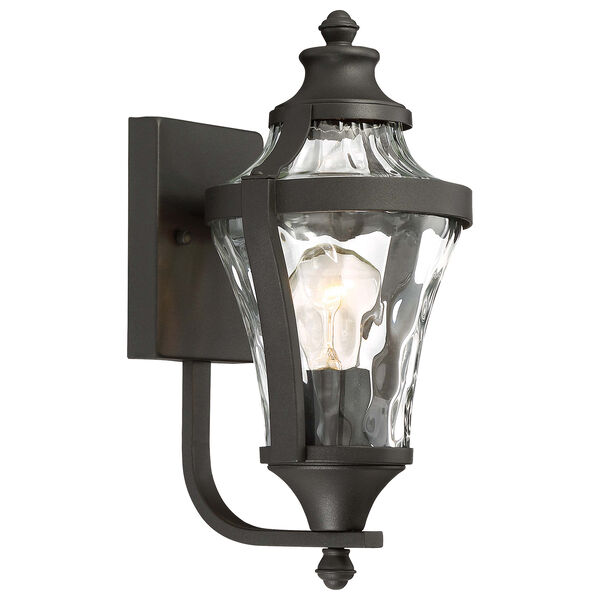 Libre Black 7-Inch One-Light Outdoor Wall Lamp, image 1
