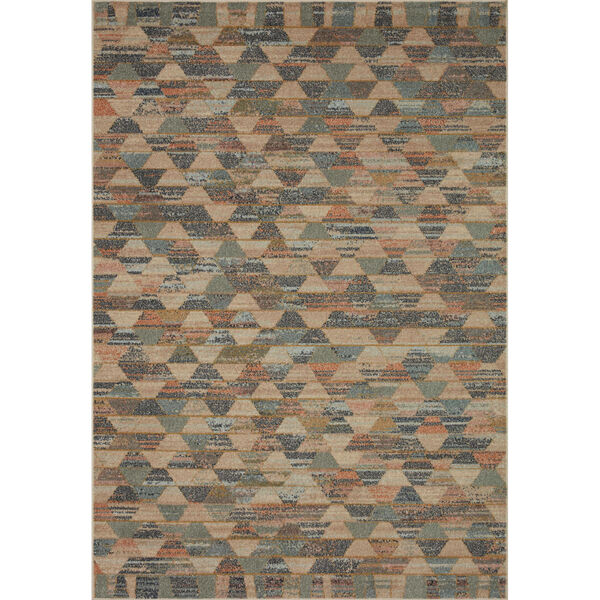 Chalos Natural and Dark Gray 2 Ft. 3 In. x 4 Ft. Area Rug, image 1