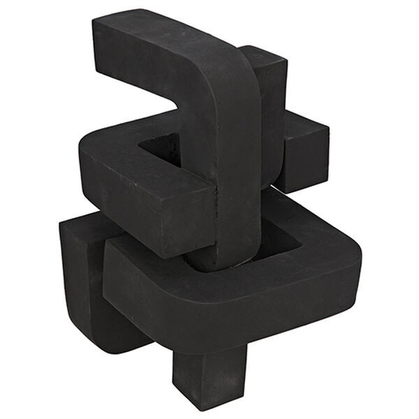 Curz Black Fiber Cement Sculpture, image 4