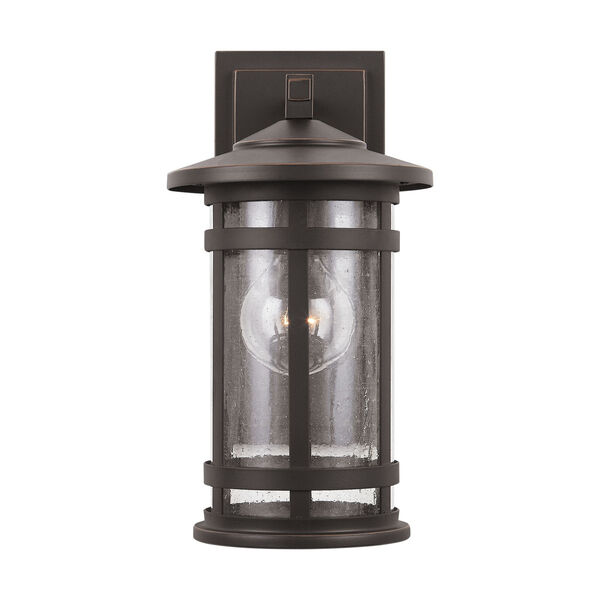 Mission Hills Oiled Bronze One-Light Outdoor Wall Lantern, image 5