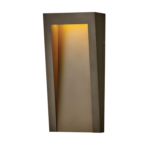 Taper Textured Oil Rubbed Bronze Seven-Inch Led Outdoor Wall Mount, image 5