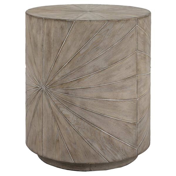 Starshine Warm Gray Wooden Side Table, image 4